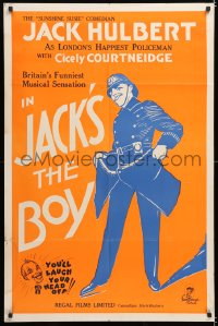 7b533 JACK'S THE BOY Canadian 1sh 1933 Jack Hulbert solves a crime & sends his love rival to prison!