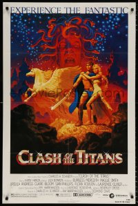 7b218 CLASH OF THE TITANS 1sh 1981 Ray Harryhausen, great fantasy art by Greg & Tim Hildebrandt!