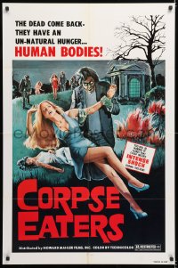 7b233 CORPSE EATERS 1sh 1974 the dead come back with an unnatural hunger for human bodies!