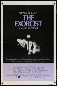 7b335 EXORCIST 1sh 1974 William Friedkin, Von Sydow, horror classic from William Peter Blatty!