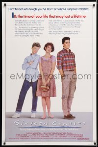 7b840 SIXTEEN CANDLES 1sh 1984 Molly Ringwald, Anthony Michael Hall, directed by John Hughes!