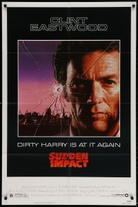 7b875 SUDDEN IMPACT 1sh 1983 Clint Eastwood is at it again as Dirty Harry, great image!