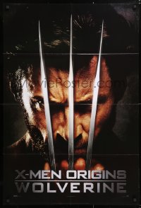 7b990 X-MEN ORIGINS: WOLVERINE int'l teaser DS 1sh 2009 Hugh Jackman, Marvel Comics!