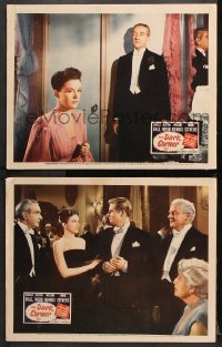 7c793 DARK CORNER 2 LCs 1946 great images of Kreuger, Clifton Webb & Cathy Downs!