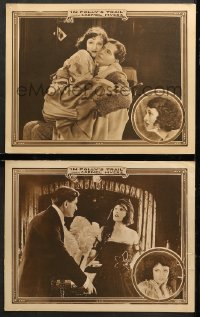 7c855 IN FOLLY'S TRAIL 2 LCs 1920 pretty Irish actress Carmel Myers marries Jewish businessman!