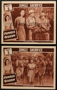 7c862 JUNGLE QUEEN 2 chapter 2 LCs 1945 African jungle safari Universal serial, Jungle Sacrifice!