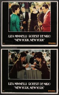 7c906 NEW YORK NEW YORK 2 LCs 1977 Robert De Niro, Liza Minnelli, Martin Scorsese directed!