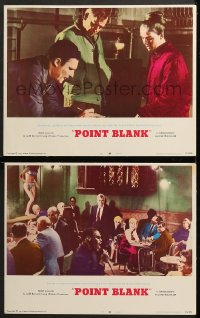 7c918 POINT BLANK 2 LCs 1967 cool images of Lee Marvin, Angie Dickinson, John Boorman film noir!
