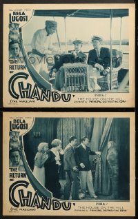7c927 RETURN OF CHANDU 2 chapter 2 LCs 1934 Bela Lugosi horror serial, The House on the Hill!