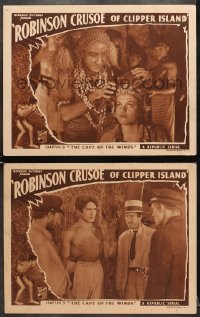 7c930 ROBINSON CRUSOE OF CLIPPER ISLAND 2 chapter 9 LCs 1936 Alaskan Ray Mala in Republic serial!