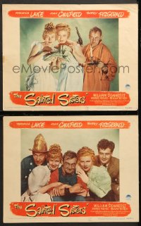 7c933 SAINTED SISTERS 2 LCs 1948 sexy Veronica Lake & Joan Caulfield, Barry Fitzgerald!