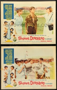 7c950 SERGEANT DEADHEAD 2 LCs 1965 Frankie Avalon, Deborah Walley, Buster Keaton, Cesar Romero