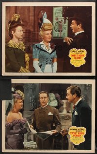 7c971 SWEET ROSIE O'GRADY 2 LCs 1943 pretty Betty Grable with Robert Young & Virginia Grey!