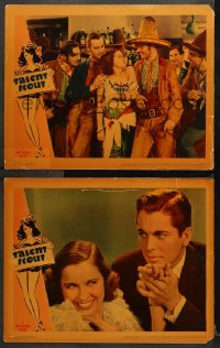 7c973 TALENT SCOUT 2 LCs 1937 Donald Woods, Jeanne Madden, Fred Lawrence, Gold Digger Troupe!