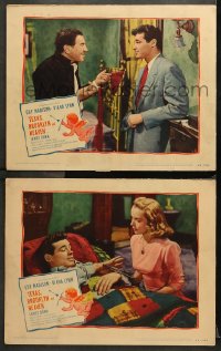 7c975 TEXAS, BROOKLYN & HEAVEN 2 LCs 1948 William Castle, buckaroo Guy Madison, sexy Diana Lynn!