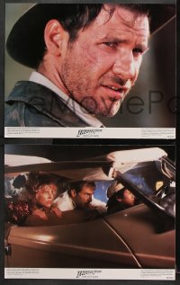 7c165 INDIANA JONES & THE TEMPLE OF DOOM 8 color 11x14 stills 1984 Harrison Ford, Kate Capshaw!