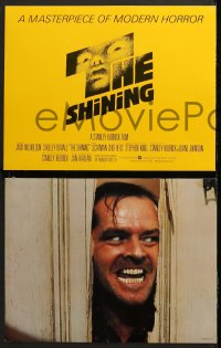 7c002 SHINING 13 color 11x14 stills 1980 King & Kubrick, Shelley Duvall, Jack Nicholson, Bass!