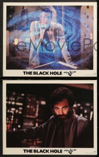 7c480 BLACK HOLE 4 LCs 1979 Disney sci-fi, Maximilian Schell, Ernest Borgnine, Robert Forster