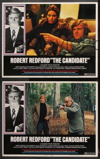 7c605 CANDIDATE 3 LCs 1972 w/great border image of candidate Robert Redford blowing a bubble!