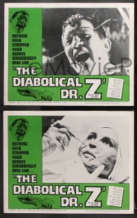 7c100 DIABOLICAL DR Z 8 LCs 1966 Miss Muerte, director Jess Franco strips your nerves!