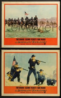7c378 DISTANT TRUMPET 6 LCs 1964 Troy Donahue, Suzanne Pleshette, cool images of the Great Indian War