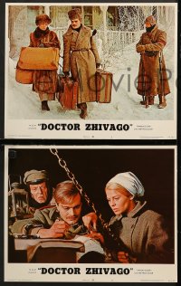 7c338 DOCTOR ZHIVAGO 7 LCs R1972 images of Omar Sharif, Julie Christie, David Lean English epic!