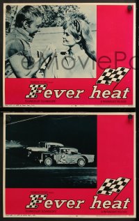 7c121 FEVER HEAT 8 LCs 1968 racy women, burning tires & blazing passions flung at you!