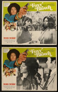 7c625 FOXY BROWN 3 LCs 1974 don't mess w/Pam Grier, meanest chick in town!
