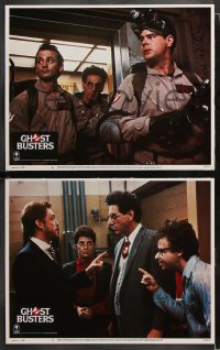 7c496 GHOSTBUSTERS 4 LCs 1984 Bill Murray, Aykroyd & Harold Ramis are here to save the world!