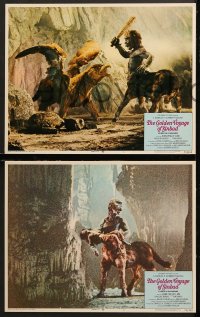 7c141 GOLDEN VOYAGE OF SINBAD 8 LCs 1973 Ray Harryhausen, cool fantasy special effects images!