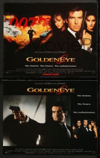7c015 GOLDENEYE 9 LCs 1995 Pierce Brosnan as Bond, Izabella Scorupco, sexy Famke Janssen!