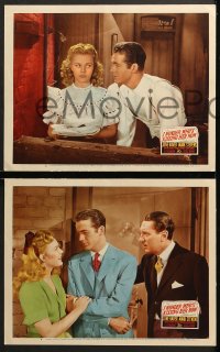 7c343 I WONDER WHO'S KISSING HER NOW 7 LCs 1947 romantic images of Mark Stevens, sexiest June Haver!