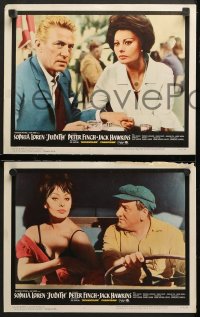 7c344 JUDITH 7 LCs 1966 Daniel Mann directed, Jack Hawkins, sexy Sophia Loren & Peter Finch!