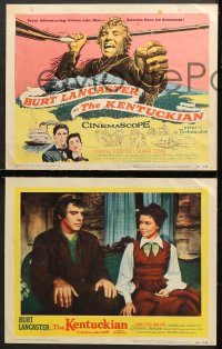 7c172 KENTUCKIAN 8 LCs 1955 star & director Burt Lancaster w/Dianne Foster, Diana Lynn!