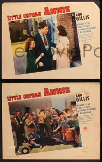7c449 LITTLE ORPHAN ANNIE 5 LCs 1938 great images of cute Ann Gillis in the title role, Kent!