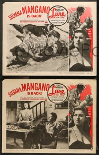 7c524 LURE OF THE SILA 4 LCs 1954 sexy Silvana Mangano is more alluring and dangerous than ever!
