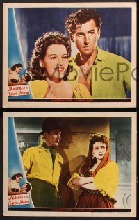 7c663 MADONNA OF THE SEVEN MOONS 3 LCs 1946 Phyllis Calvert, Stewart Granger, love triangle!