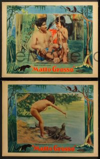 7c527 MATTO GROSSO 4 LCs 1933 great images of topless native women in the Brazilian jungle!