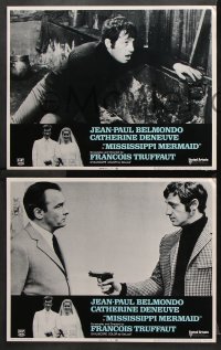 7c193 MISSISSIPPI MERMAID 8 LCs 1970 Francois Truffaut, Belmondo & Catherine Deneuve!