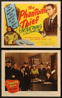 7c229 PHANTOM THIEF 8 LCs 1946 Chester Morris as detective Boston Blackie, ultra-rare complete set!