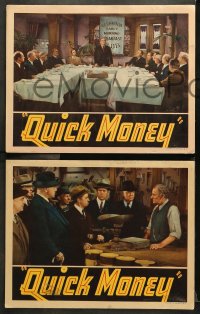 7c546 QUICK MONEY 4 LCs 1937 Fred Stone, Dorothy Moore, Gordon Jones, Berton Churchill!