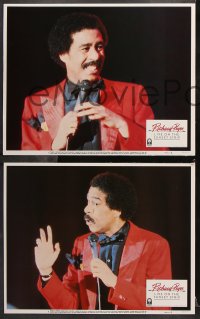 7c247 RICHARD PRYOR LIVE ON THE SUNSET STRIP 8 LCs 1982 great images of Richard Pryor on stage!