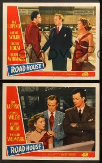 7c463 ROAD HOUSE 5 LCs R1953 Cornel Wilde, Richard Widmark, Celeste Holm, film noir!