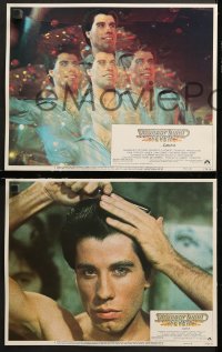 7c353 SATURDAY NIGHT FEVER 7 LCs R1979 great images of disco dancer John Travolta, R-rated!