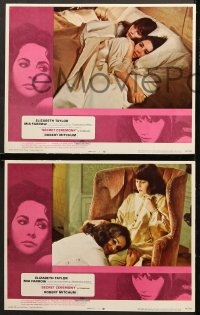 7c261 SECRET CEREMONY 8 LCs 1968 Elizabeth Taylor, Mia Farrow, Robert Mitchum!