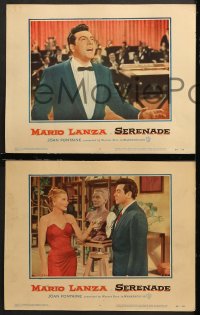 7c703 SERENADE 3 LCs 1956 Lanza, Joan Fontaine, Montiel & Vincent Price!