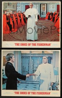 7c264 SHOES OF THE FISHERMAN 8 LCs 1969 David Janssen, Laurence Olivier, Pope Anthony Quinn!