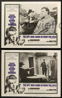 7c271 SPY WHO CAME IN FROM THE COLD 8 LCs 1966 Richard Burton, Claire Bloom, John Le Carre novel!