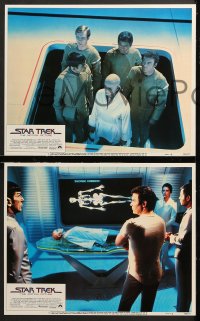 7c272 STAR TREK 8 LCs 1979 William Shatner, Leonard Nimoy, DeForest Kelly, Collins & Khambatta