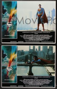 7c280 SUPERMAN 8 LCs 1978 Christopher Reeve, Margot Kidder, Glenn Ford, Phyllis Thaxter, Cooper!